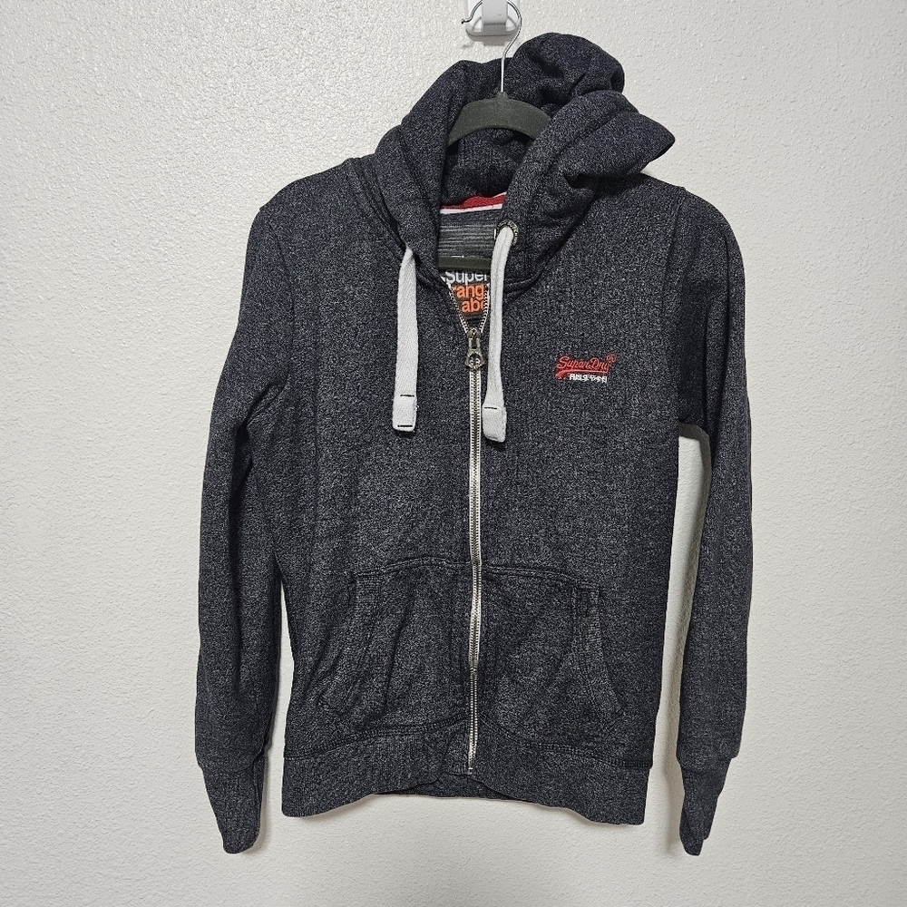 The Superdry Orange Label hoodie size medium